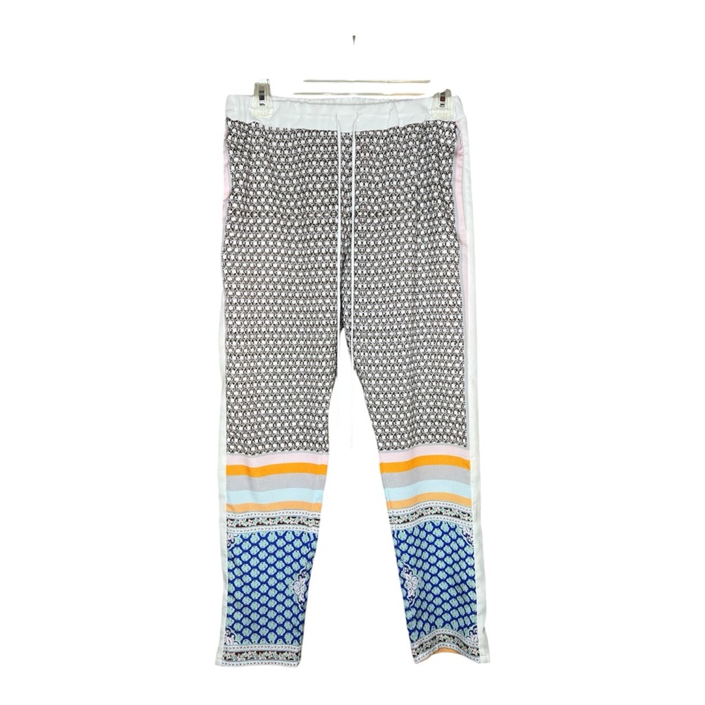 Clover Canyon Chain Motif Mixed Print Drawstring Pants SZ XS